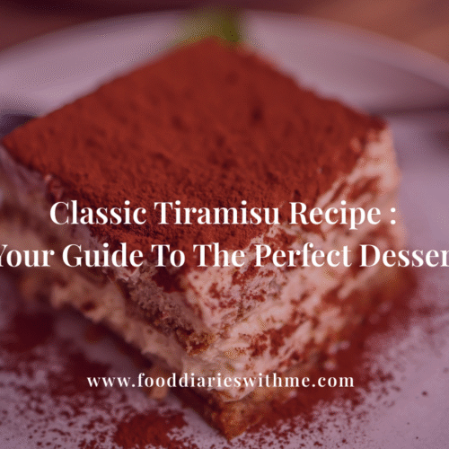 Classic Tiramisu Recipe