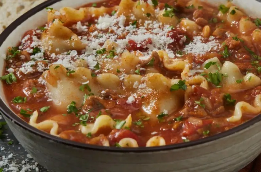 Easy Lasagna Soup Recipe