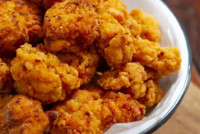 Thumbnail for ” Frozen popcorn chicken in air fryer – A Tasty Snack in No Time”