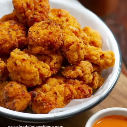 Frozen Popcorn Chicken In Air Fryer Recipe