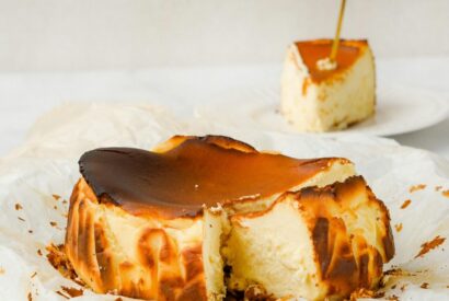 Thumbnail for “Burnt Basque Cheesecake Secrets: How to Achieve the Perfect Caramelized Top !-