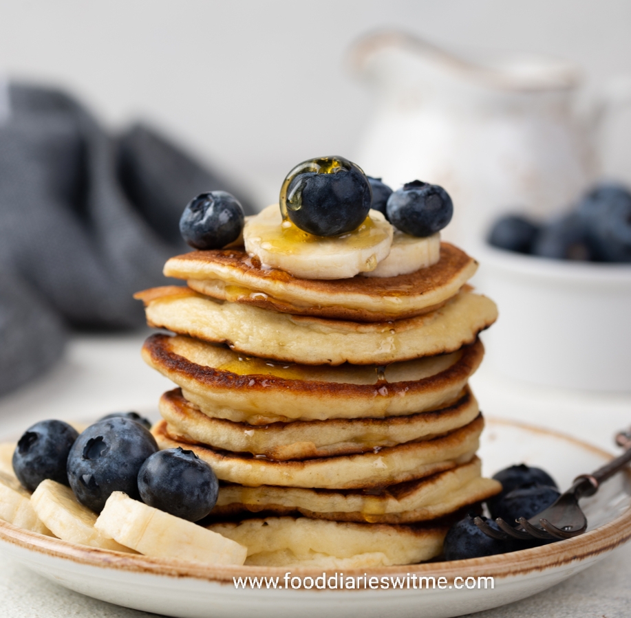 Healthy blueberry pancakes recipe for a Nutritious Start to Your Day