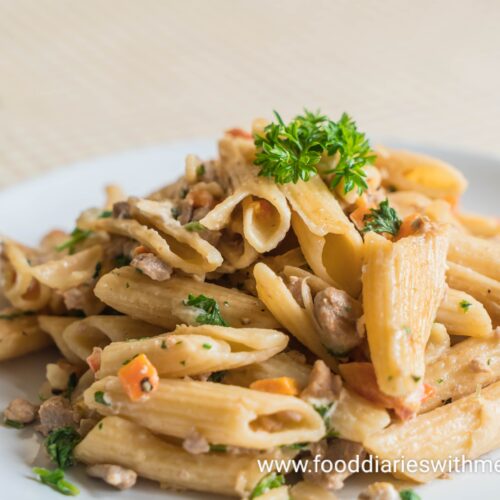 Philly Cheesesteak Pasta Recipe