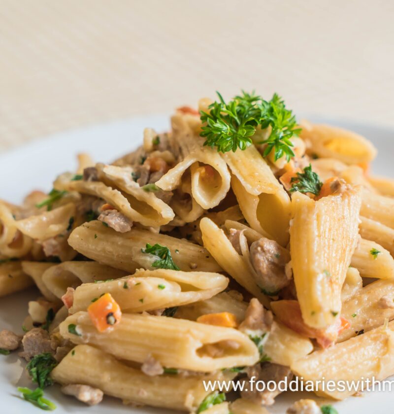 Philly Cheesesteak Pasta Recipe