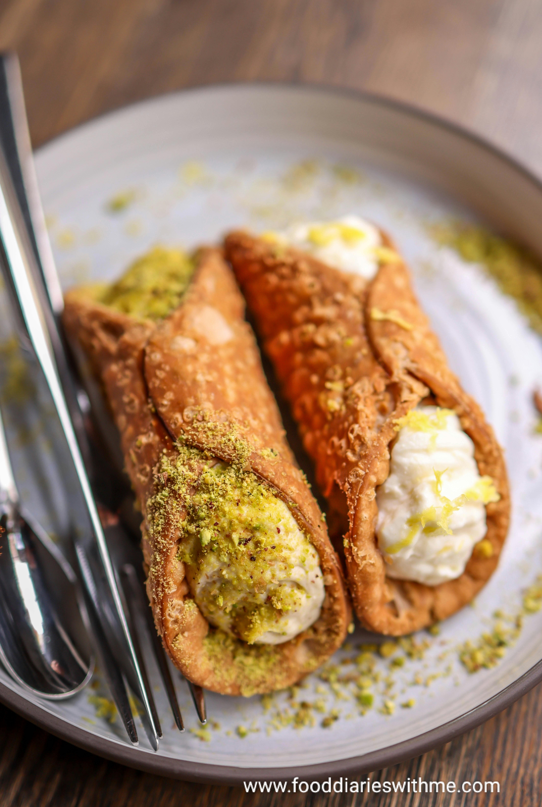 Pistachios Cannoli Recipe