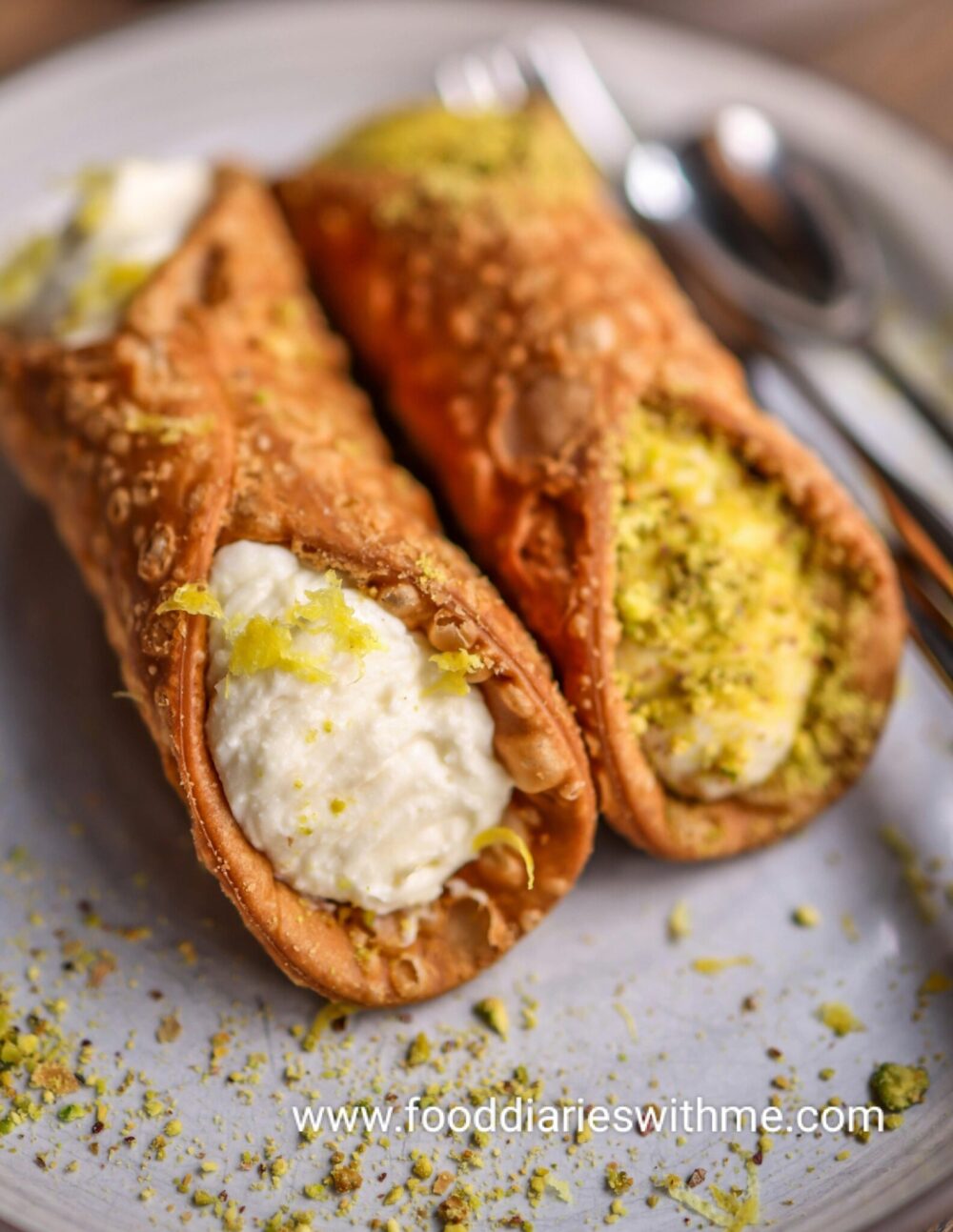 Pistachios Cannoli Recipe